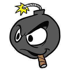 cartoon bomb