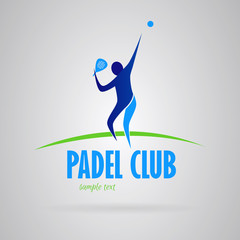 Logo padel (paddle tennis)