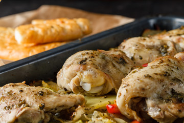 Mediterranean Chicken with Vegetable