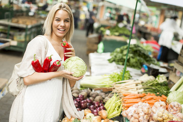 Woman at the market