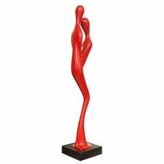 Kiss Sculpture. 3d illustration