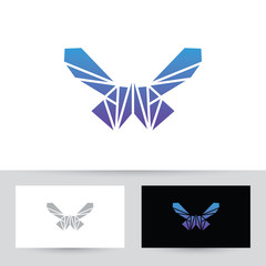 Abstract Eagle Fly Logo