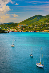 Sunset in St. Thomas from Carnival Cruise