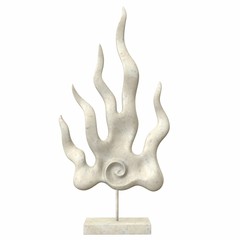 Flame Figurine. 3d illustration