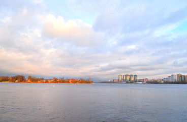 View of Neva river, St.Petersburg.