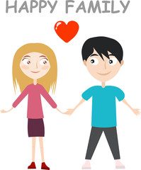 Happy Family, happy Couple, happy Life.