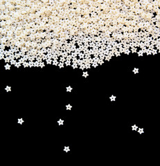 Stelline (little stars) on the black background