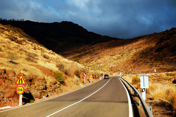 Fototapeta premium Natural Park of Pilancones in Gran Canaria, Canary Islands, Spain