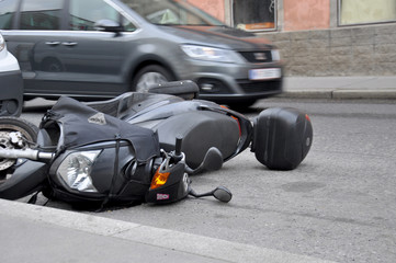 Motorcycle accident