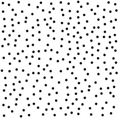 Polka dot  seamless pattern. Fashion graphic background design. Modern stylish abstract texture. Monochrome template for prints, textiles, wrapping, wallpaper, website etc. VECTOR illustration