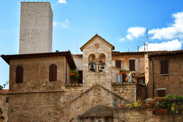 Obraz premium Beautiful view of the ancient city of Perugia. Umbria, Italy