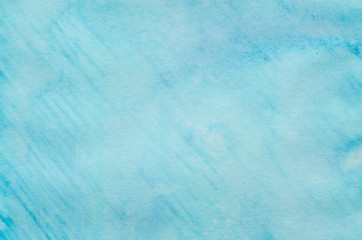 watercolor blue  painted background