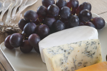 cheese and grape