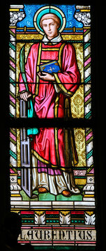 Stained Glass - Saint Lawrence of Rome