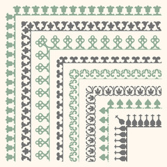 Decorative seamless border