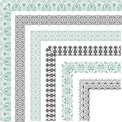 Decorative seamless border