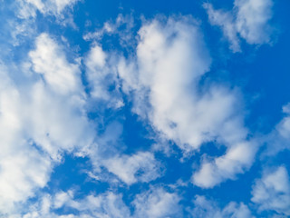 blue sky and clouds