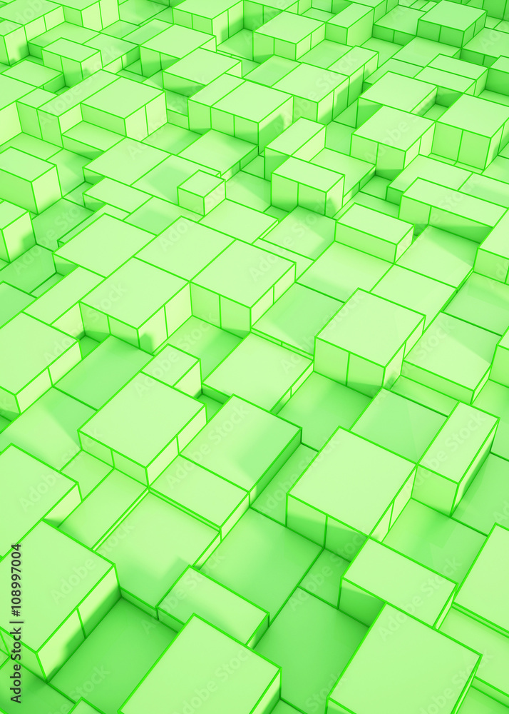 Poster square box shape pattern according to the size and proportion of the beautiful in the colorful