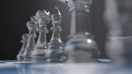 Chess firgures row business strategy