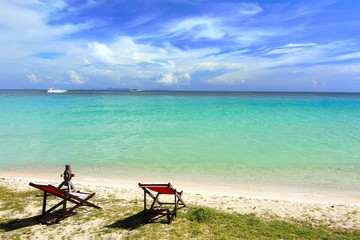  Paradise beach in Koh maiton island , phuket ,Thailand