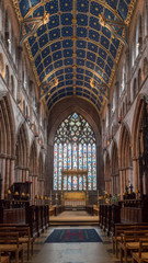 Fototapeta na wymiar Carlisle Cathedral Nave A