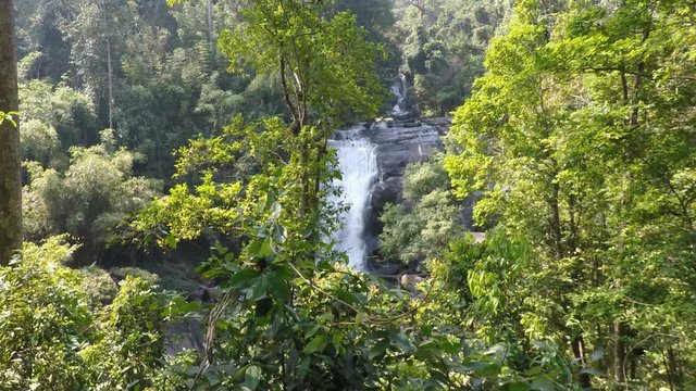 mae ya waterfall in doi inthanon national park in thailand