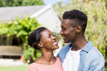 Fototapeta premium Happy couple posing together