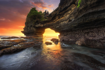 Sunset at Batu Bolong & Tanah Lot - Bali, Indonesia - 109004492