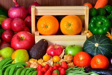 Nutrition Fruits and vegetables for healthy