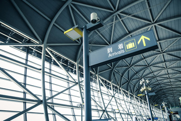Naklejka premium 空港 到着