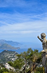 Obraz premium View from the top of Anacapri 