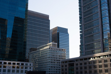 Obraz premium 東京駅前 ビル群