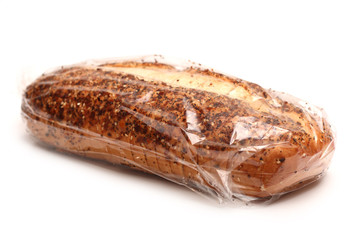 Italian Artisan White Bread on a White Background