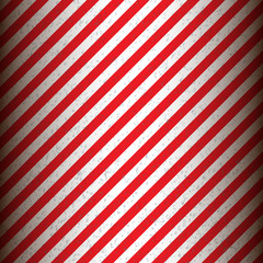 Abstract geometric diagonal striped pattern with red and white stripes. Illustration