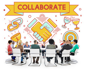 Collaboration Solution Partnership Cooperation Concept