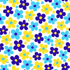 可愛い花のパターン