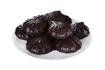 marshmallows in chocolate