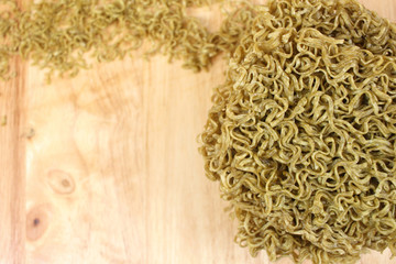 Dry instant vegetable noodle - noodles of fast preparation
