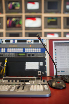 Professional tv studio