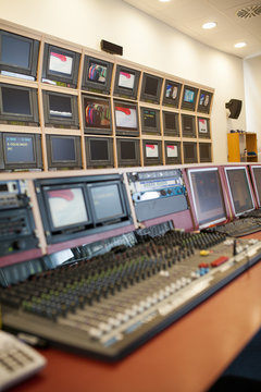 Professional tv studio