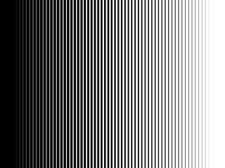 Halftone gradient lines Black vertical parallel stripes