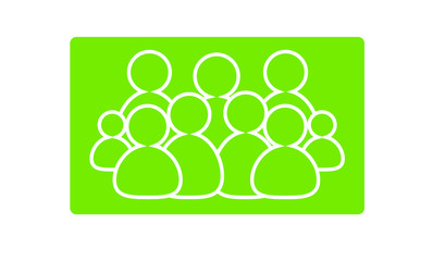 Group people icons set teamwork vector illustration