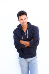 Middle aged casual fashion man