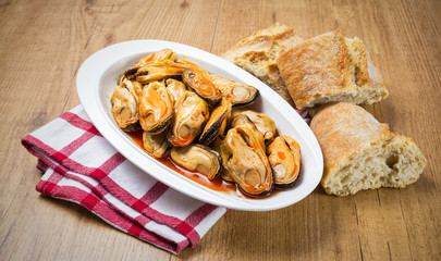 Ración de mejillones