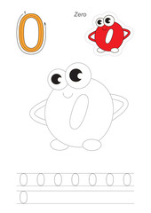 Trace game for figure Zero