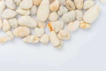 white stones background