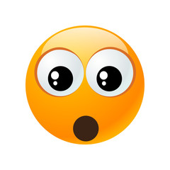 yellow round emoticon