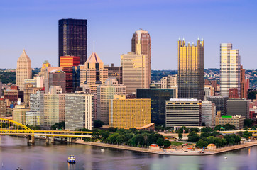 Fototapeta na wymiar Pittsburgh Pennsylvania Cityscape