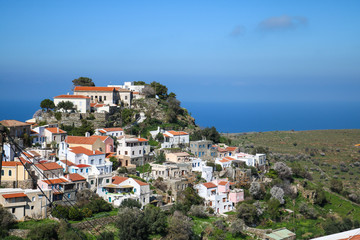 Fototapeta na wymiar Ioulis, Small Greek village on Kea island