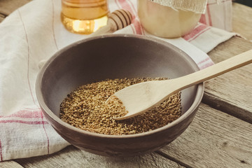 Bee pollen closeup
